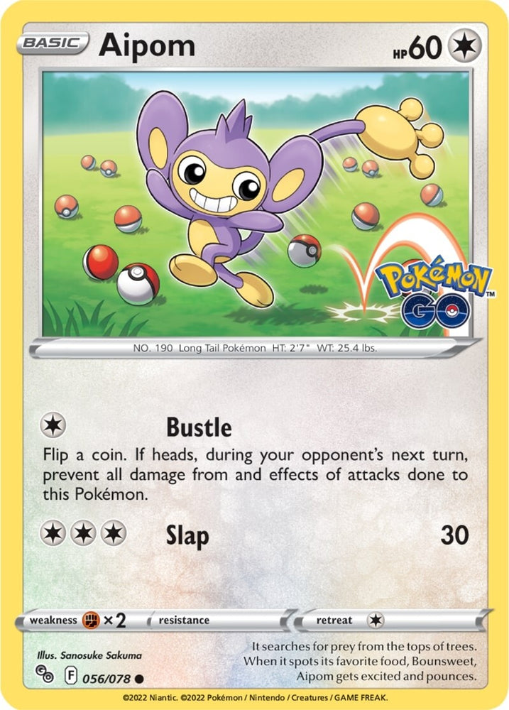 Aipom (056/078) [Pokémon GO] 