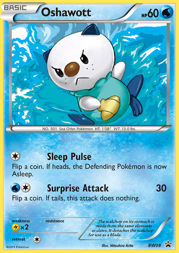 Oshawott (BW08) [Black &amp; White: Black Star Promos] 