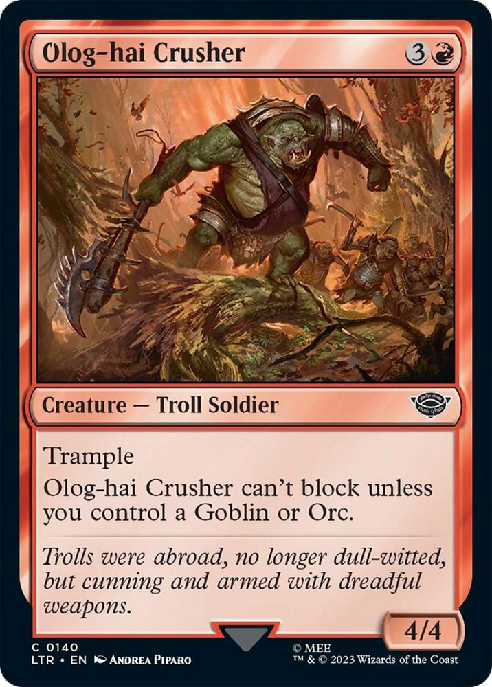 Olog-hai Crusher [The Lord of the Rings: Tales of Middle-Earth] 