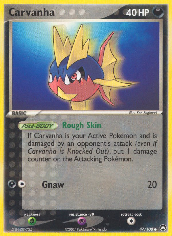 Carvanha (47/108) [EX: Power Keepers] 