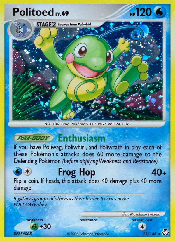 Politoed (12/146) [Diamond &amp; Pearl: Legends Awakened] 