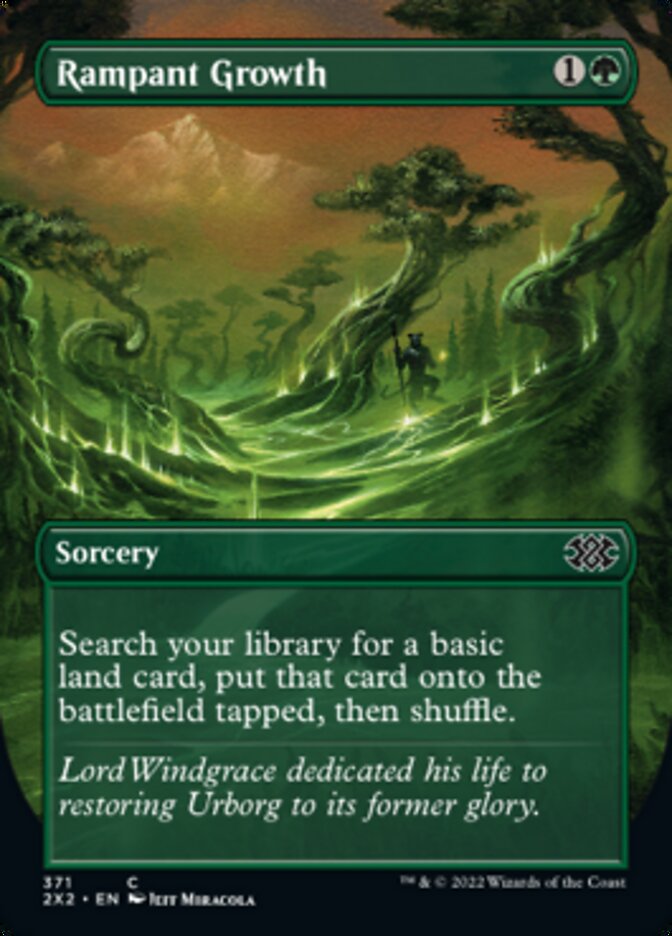 Rampant Growth (Borderless Alternate Art) [Double Masters 2022] 