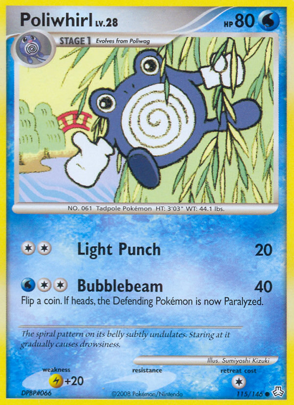 Poliwhirl (115/146) [Diamond &amp; Pearl: Legends Awakened] 