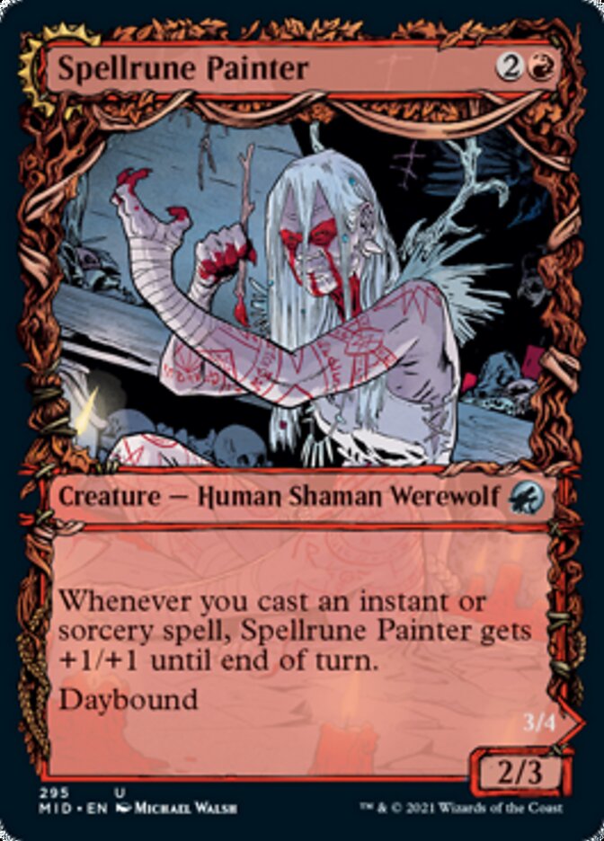 Spellrune Painter // Spellrune Howler (Showcase Equinox) [Innistrad: Midnight Hunt] 