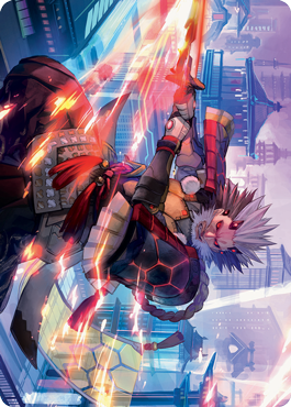 Isshin, Two Heavens as One 2 Art Card [Kamigawa: Neon Dynasty Art Series] 