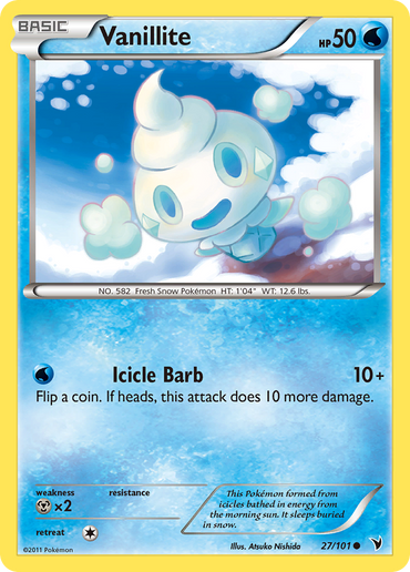 Vanillite (27/101) [Black &amp; White: Noble Victories] 