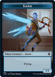Cat Bird // Faerie Double-Sided Token [Starter Commander Decks] 