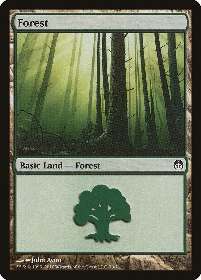 Forest (70) [Duel Decks: Phyrexia vs. the Coalition] 
