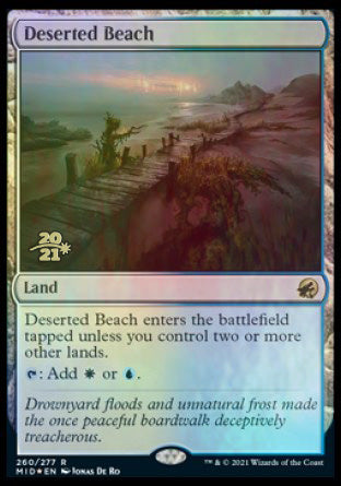 Deserted Beach [Innistrad: Midnight Hunt Prerelease Promos] 