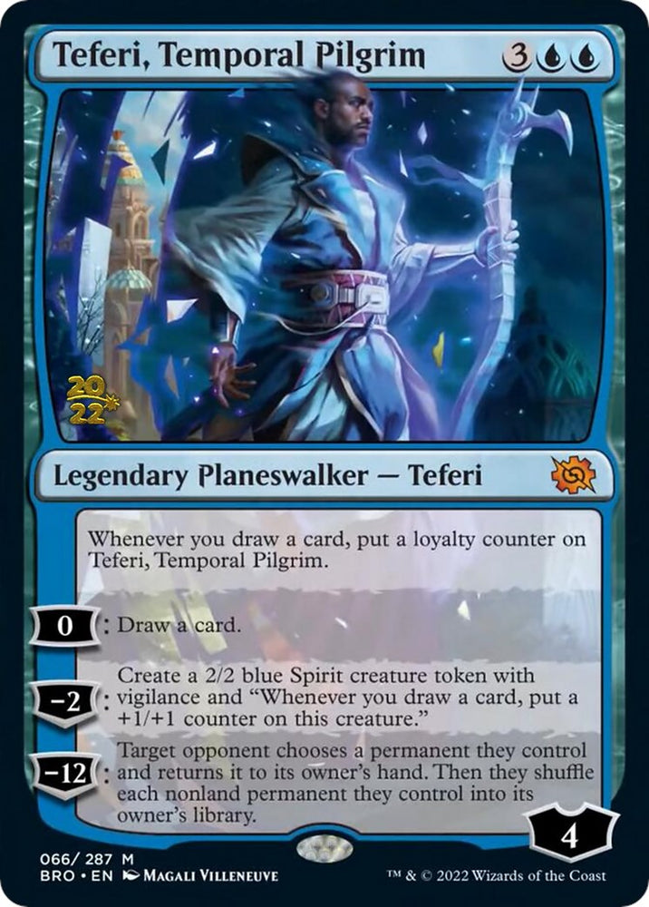 Teferi, Temporal Pilgrim [The Brothers' War Prerelease Promos] 