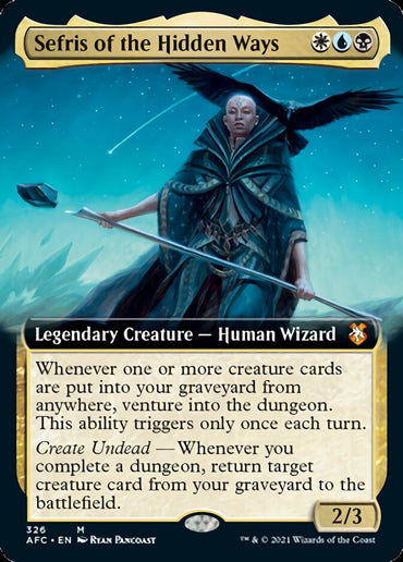 Sefris of the Hidden Ways (Extended Art) [Dungeons &amp; Dragons: Adventures in the Forgotten Realms Commander] 