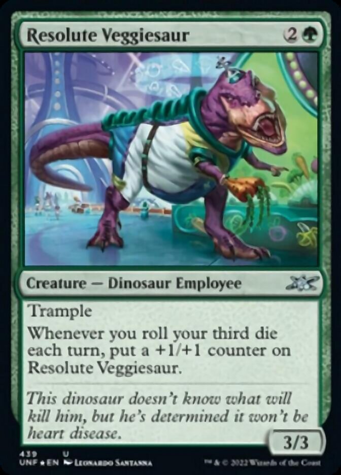 Resolute Veggiesaur (Galaxy Foil) [Unfinity] 