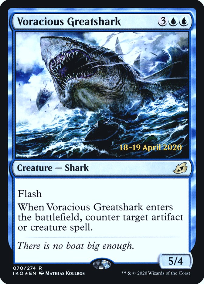 Voracious Greatshark [Ikoria: Lair of Behemoths Prerelease Promos] 