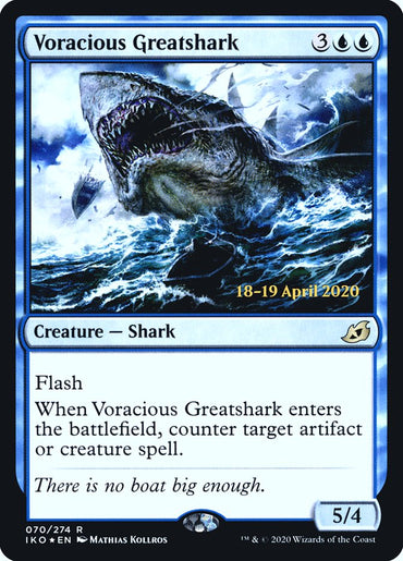 Voracious Greatshark [Ikoria: Lair of Behemoths Prerelease Promos] 