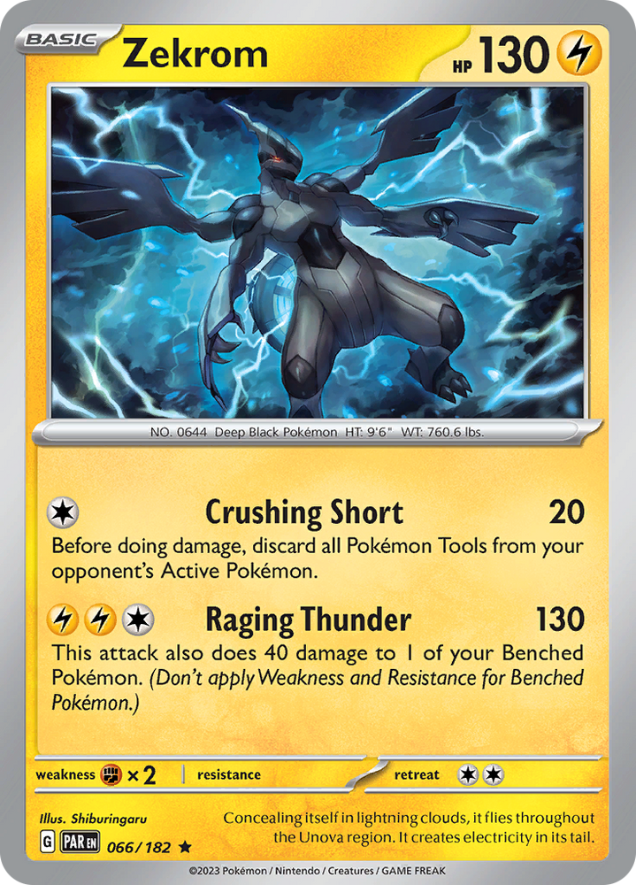 Zekrom (066/182) [Scarlet &amp; Violet: Paradox Rift] 