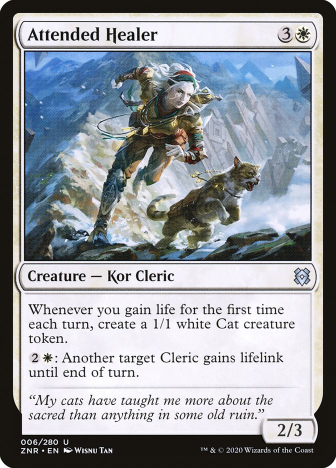 Attended Healer [Zendikar Rising] 