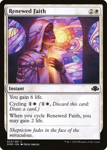 Renewed Faith [Dominaria Remastered] 
