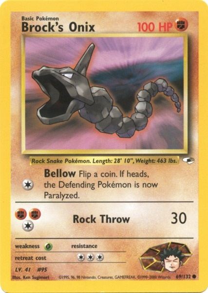 Brock's Onix (69/132) [Gym Heroes Unlimited] 