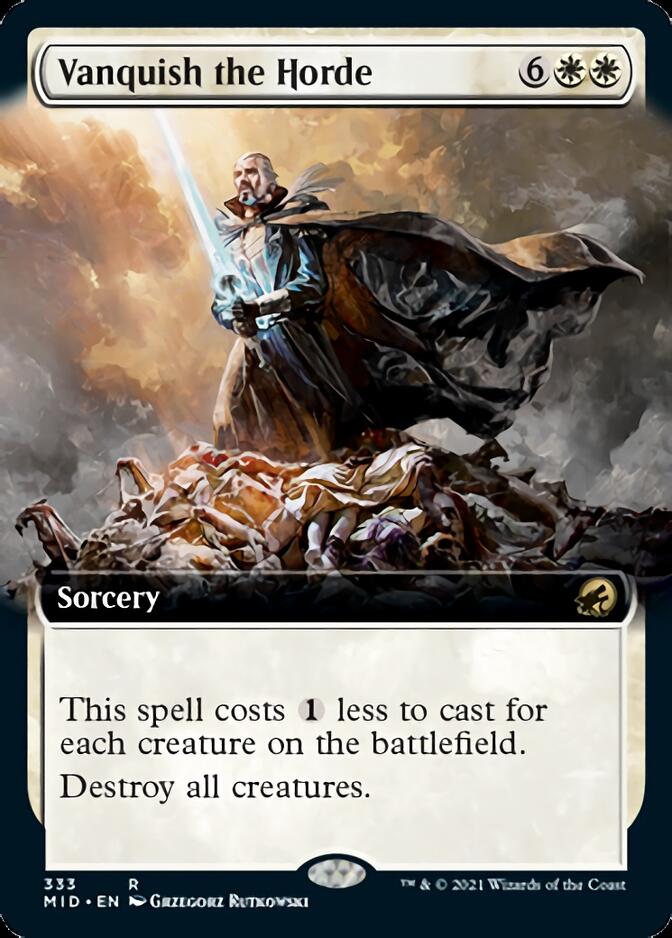 Vanquish the Horde (Extended Art) [Innistrad: Midnight Hunt] 
