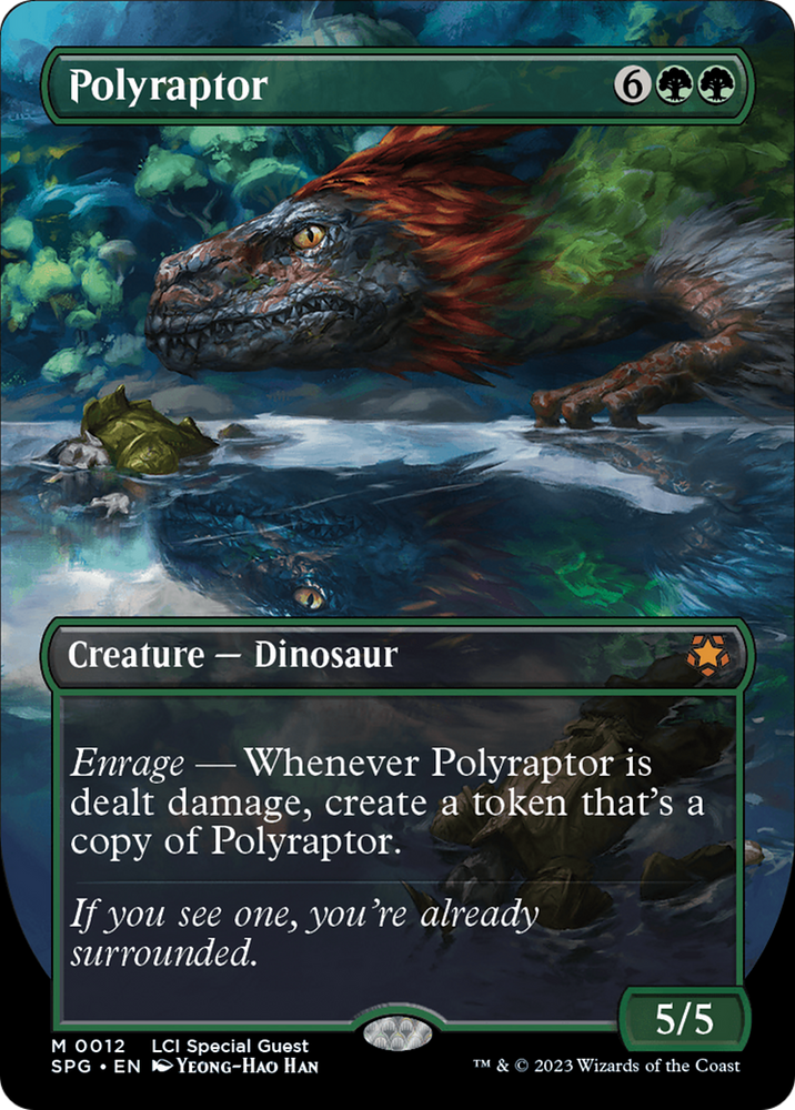 Polyraptor (Borderless) [The Lost Caverns of Ixalan Special Guests] 