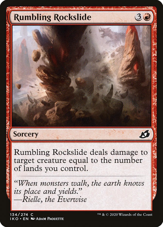Rumbling Rockslide [Ikoria: Lair of Behemoths] 