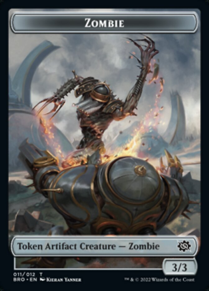 Zombie Token [The Brothers' War Tokens] 