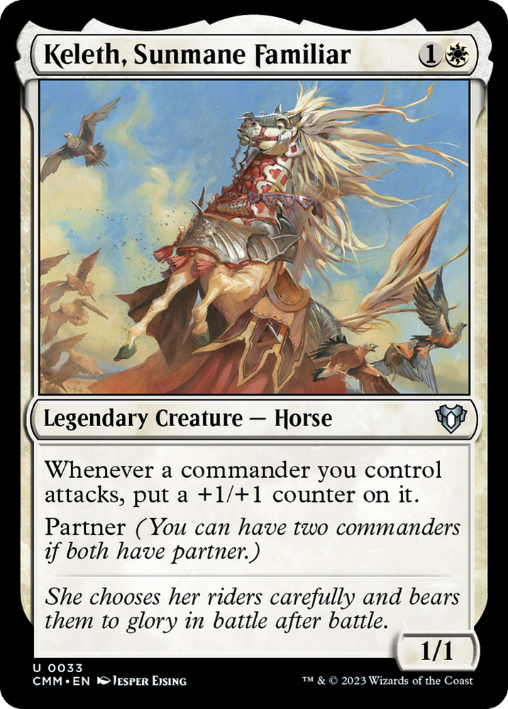 Keleth, Sunmane Familiar [Commander Masters] 