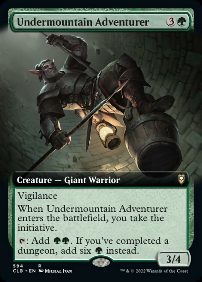 Undermountain Adventurer (Extended Art) [Commander Legends: Battle for Baldur's Gate] 