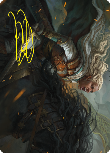 Éowyn, Fearless Knight Art Card (Gold-Stamped Signature) [The Lord of the Rings: Tales of Middle-earth Art Series] 