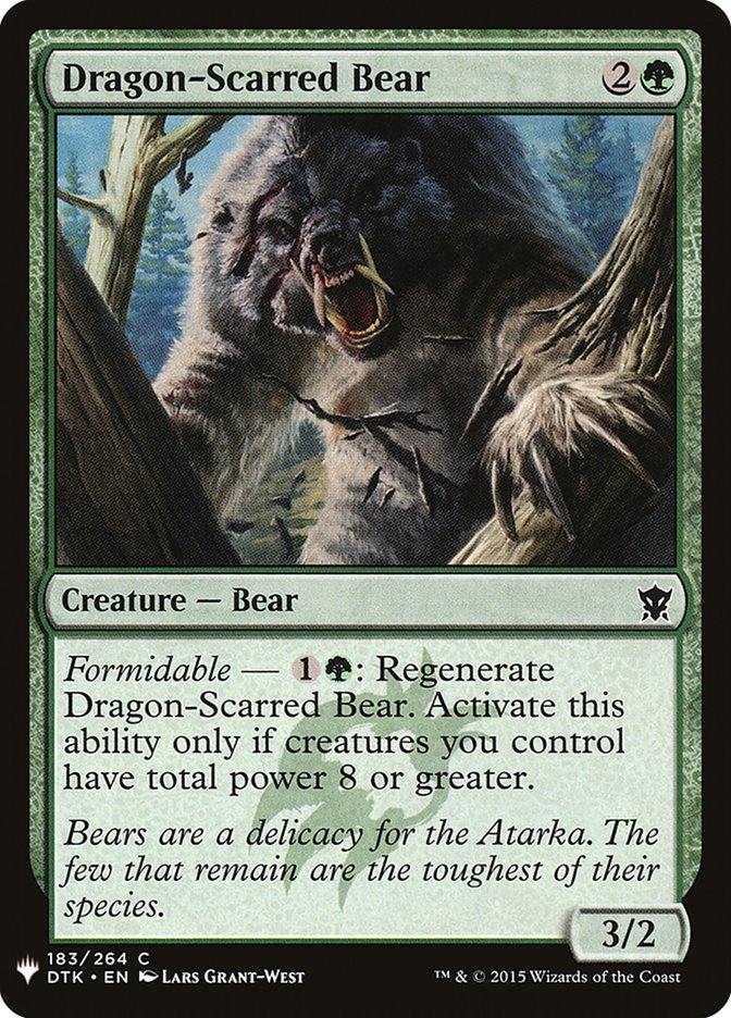 Dragon-Scarred Bear [Mystery Booster] 