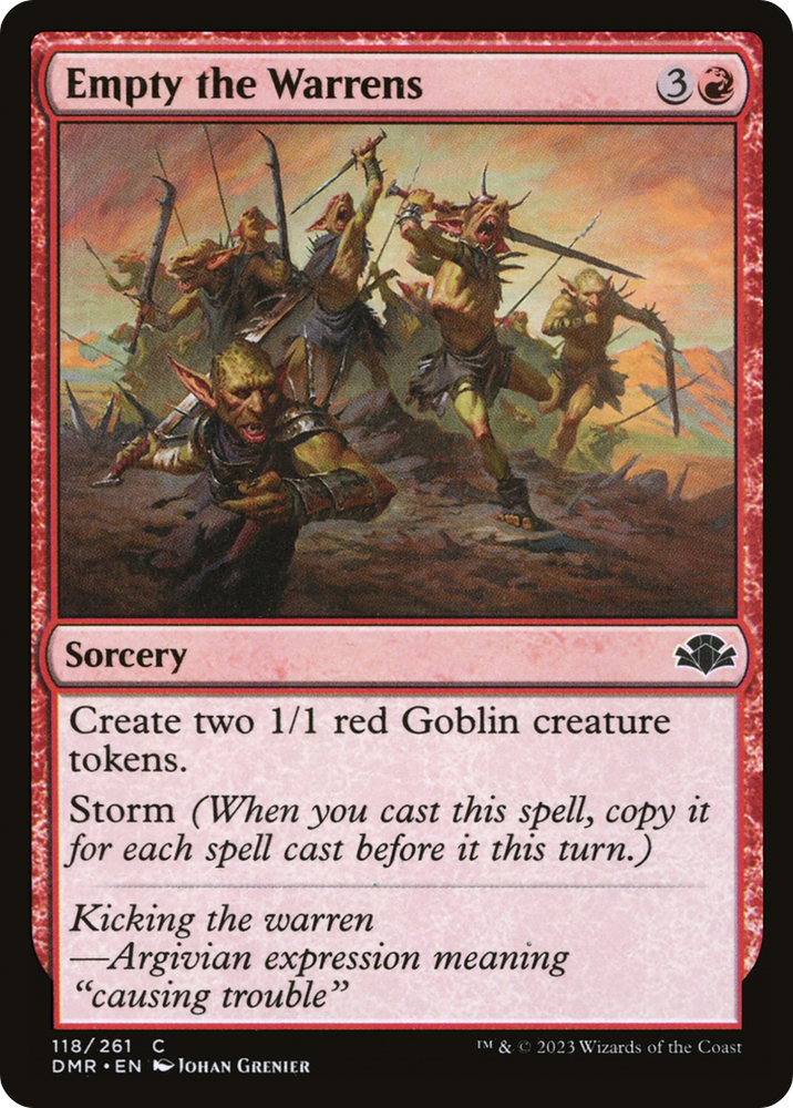 Empty the Warrens [Dominaria Remastered] 