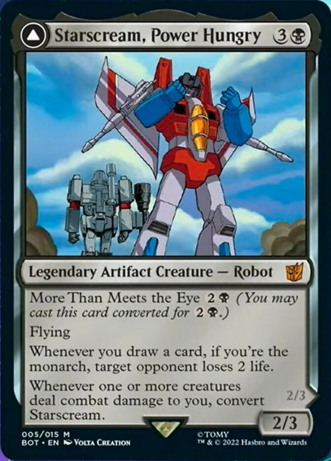 Starscream, Power Hungry // Starscream, Seeker Leader [Transformers] 