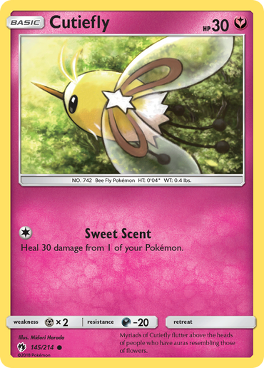 Cutiefly (145/214) [Sun &amp; Moon: Lost Thunder] 