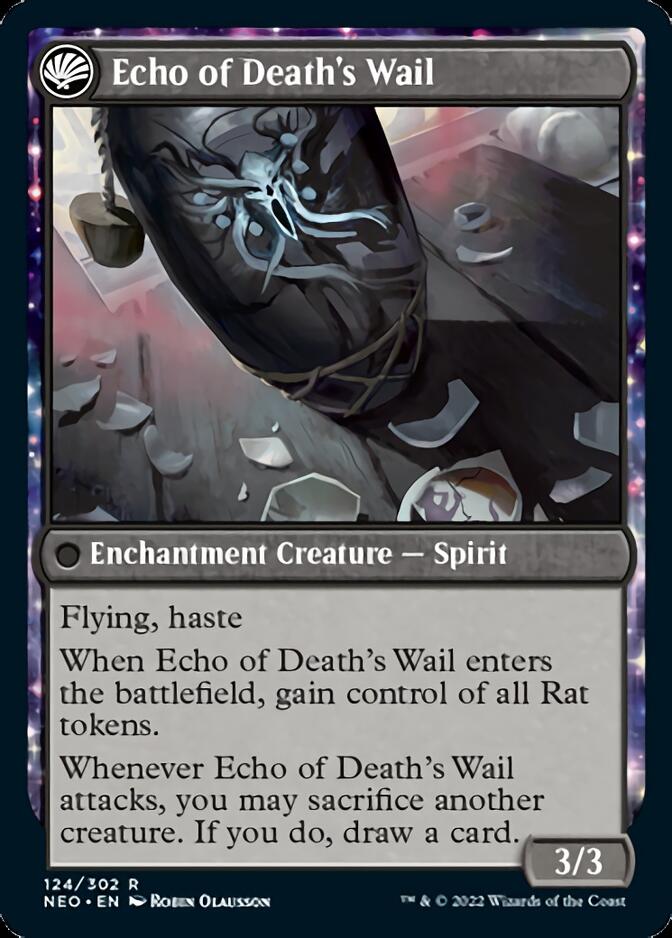 Tribute to Horobi // Echo of Death's Wail [Kamigawa: Neon Dynasty] 