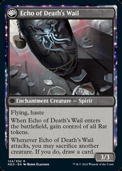 Tribute to Horobi // Echo of Death's Wail [Kamigawa: Neon Dynasty] 