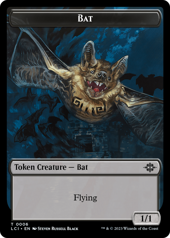 Gnome // Bat Double-Sided Token [The Lost Caverns of Ixalan Tokens] 