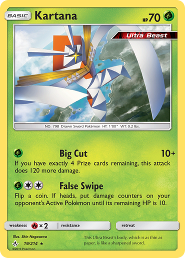 Kartana (19/214) [Sun &amp; Moon: Unbroken Bonds] 