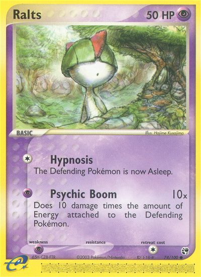 Ralts (74/100) [EX: Sandstorm] 