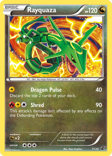 Rayquaza (11/20) (Blister Exclusive) [Black &amp; White: Dragon Vault] 