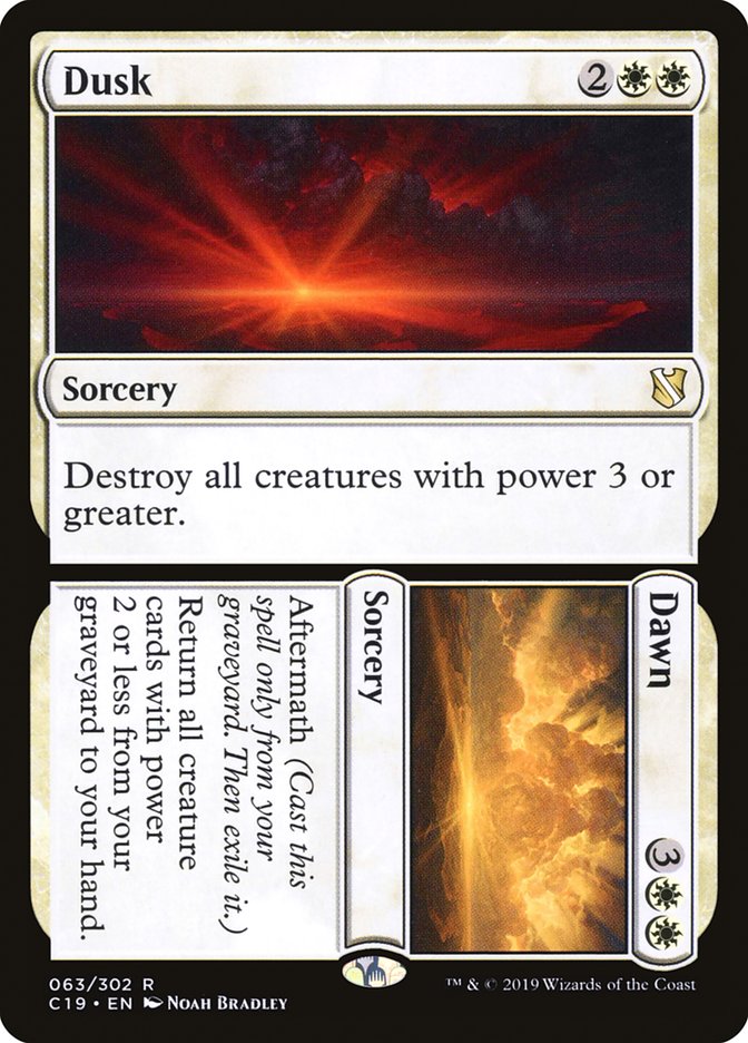 Dusk // Dawn [Commander 2019] 