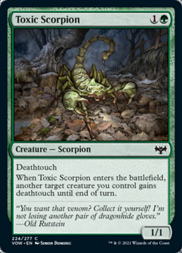 Toxic Scorpion [Innistrad: Crimson Vow] 
