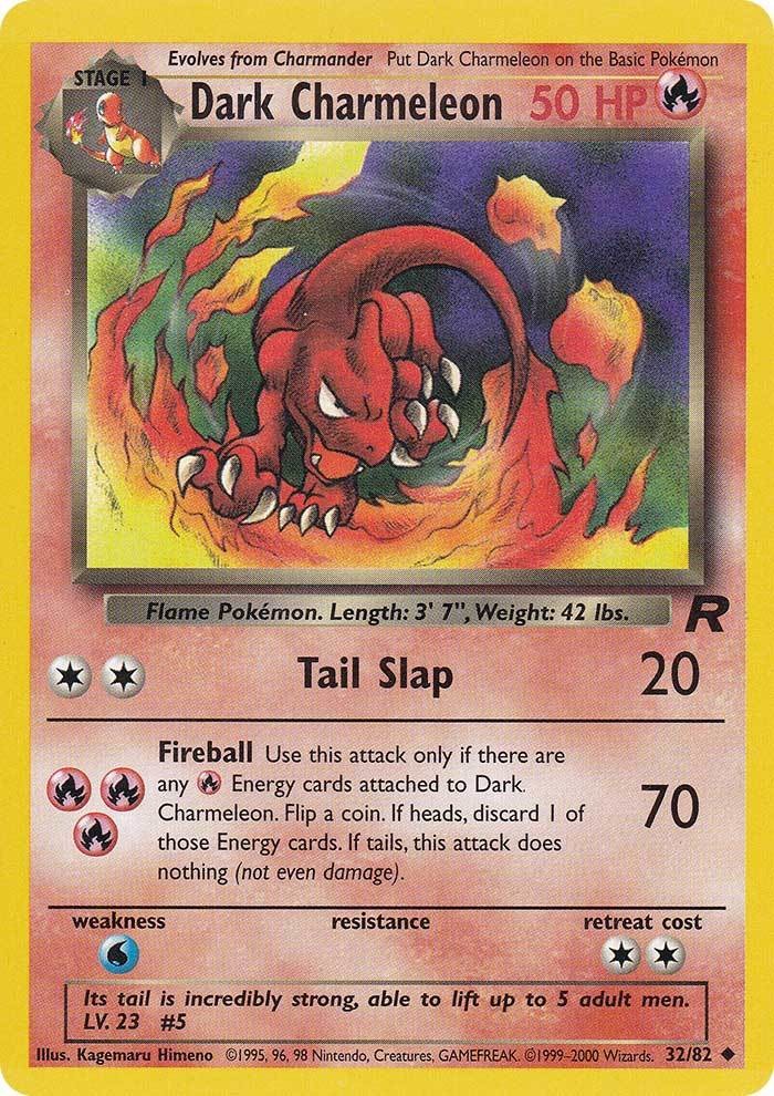Dark Charmeleon (32/82) [Team Rocket Unlimited] 
