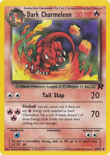 Dark Charmeleon (32/82) [Team Rocket Unlimited] 