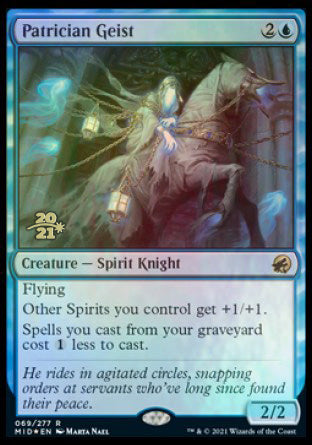 Patrician Geist [Innistrad: Midnight Hunt Prerelease Promos] 