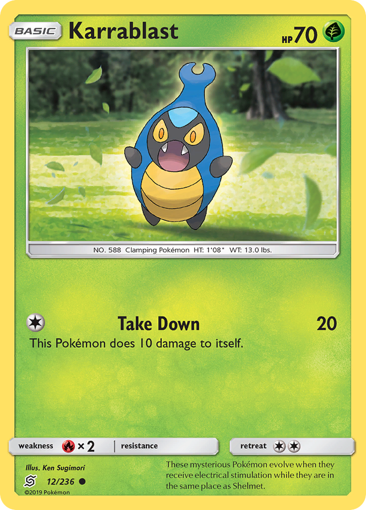 Karrablast (12/236) [Sun &amp; Moon: Unified Minds] 