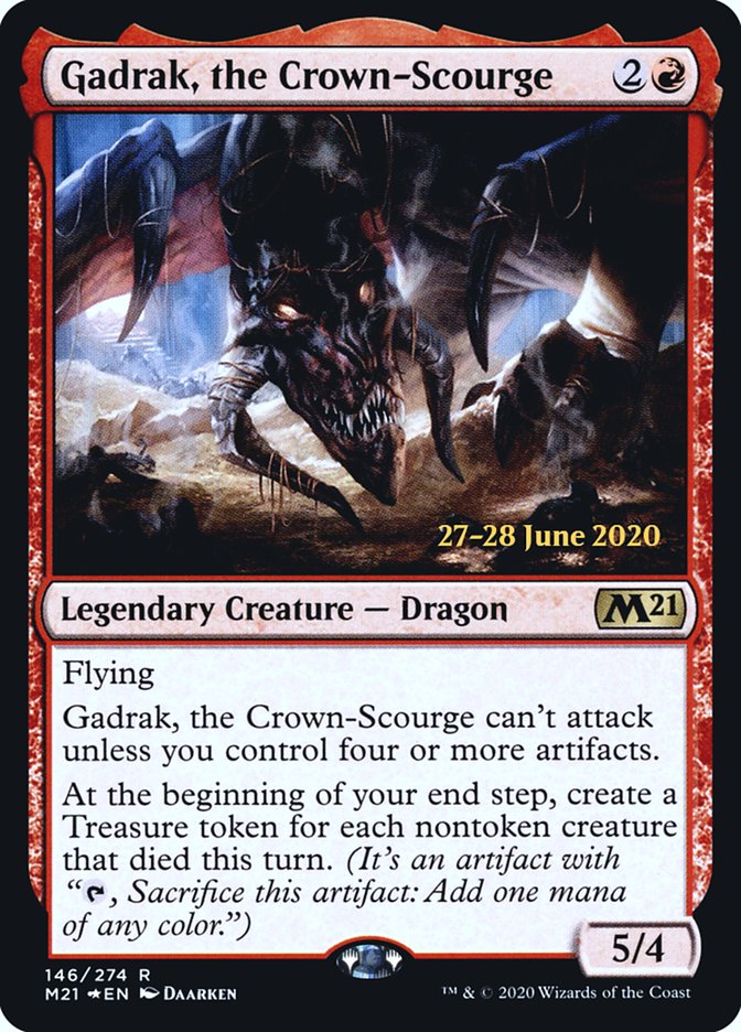 Gadrak, the Crown-Scourge [Core Set 2021 Prerelease Promos] 