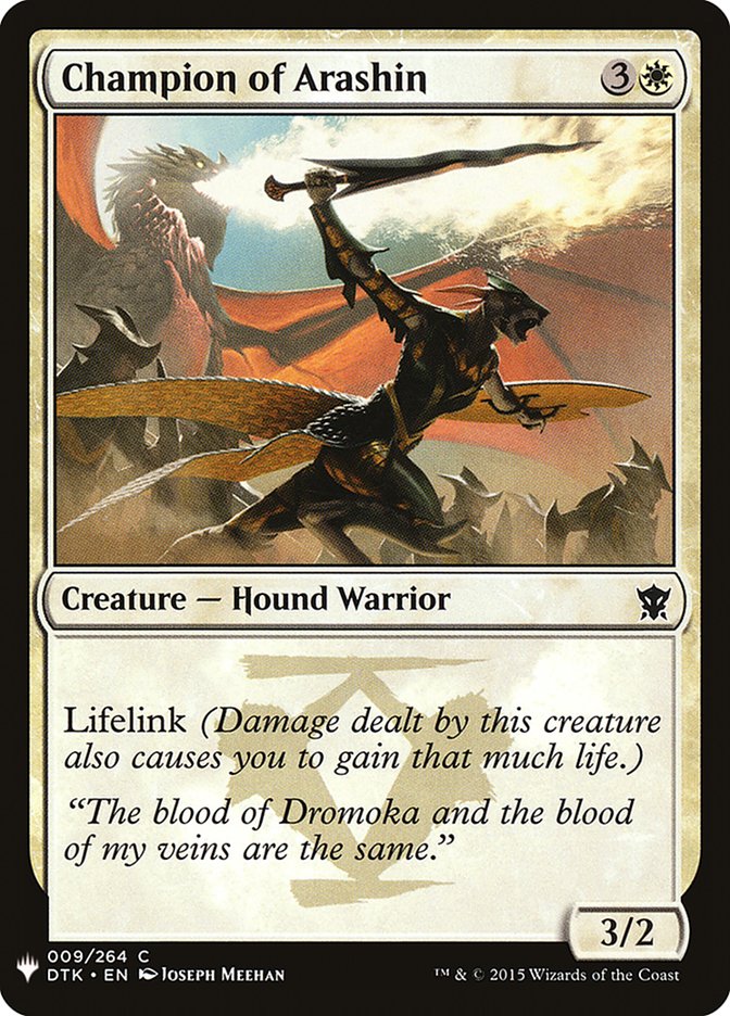 Champion of Arashin [Mystery Booster] 