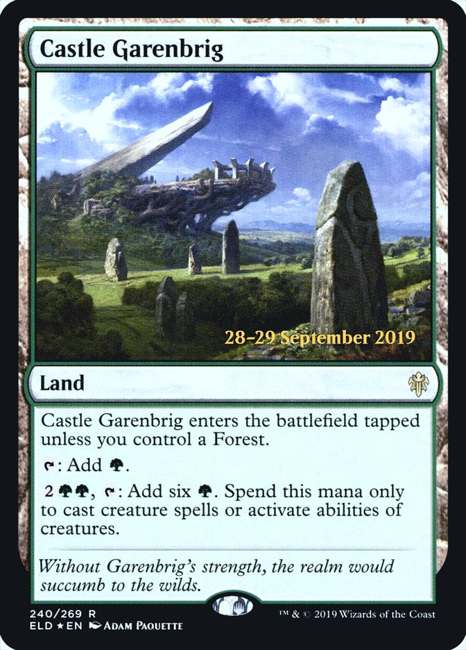 Castle Garenbrig [Throne of Eldraine Prerelease Promos] 