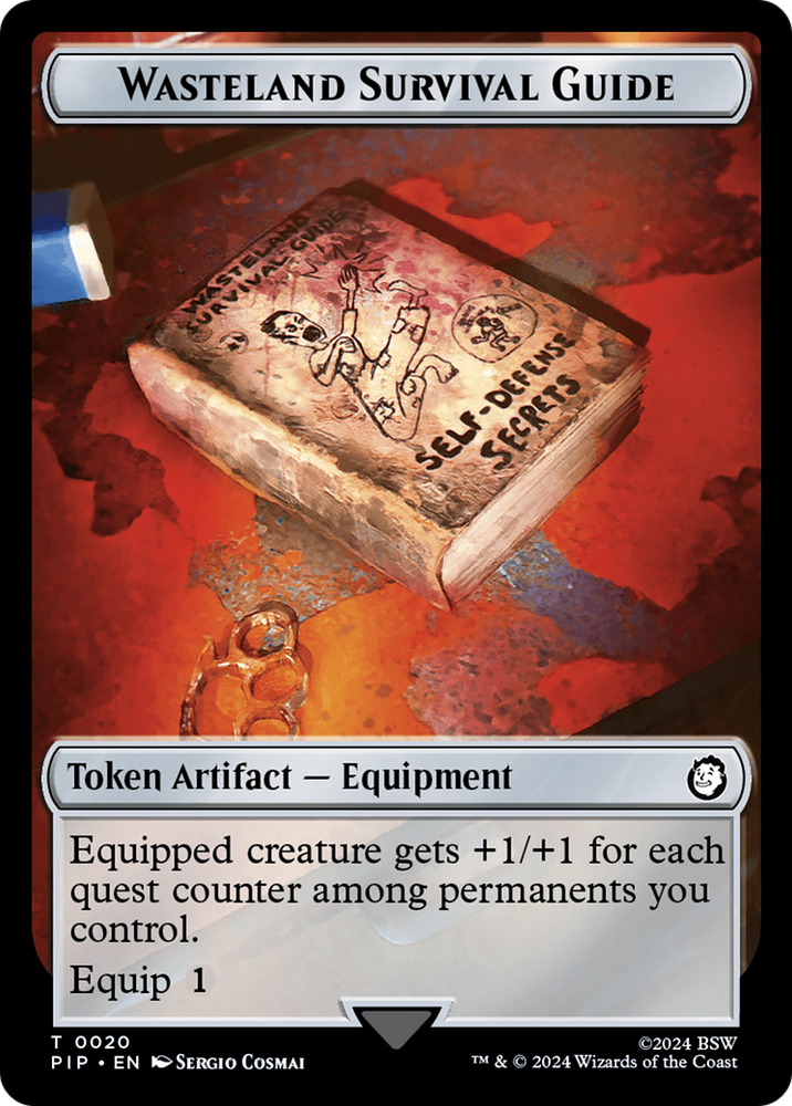 Treasure (0019) // Wasteland Survival Guide Double-Sided Token [Fallout Tokens] 