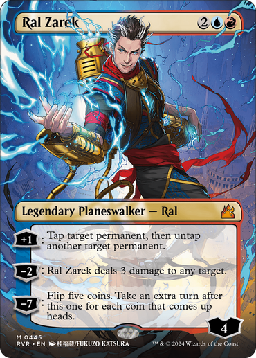 Ral Zarek (Anime Borderless) [Ravnica Remastered] 